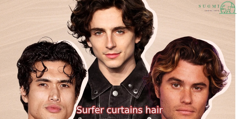 Surfer curtains hairstyle inspiration
