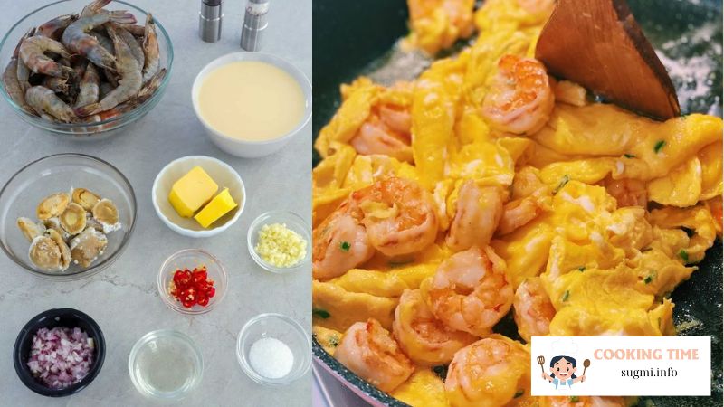 Fried Shrimp with Salted Egg Ingredients