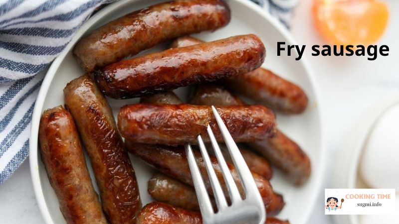 Fry Sausage in an Oil-Free Fryer