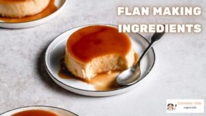 Flan Making Ingredients